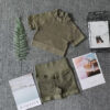 (cropped + short) Army Green